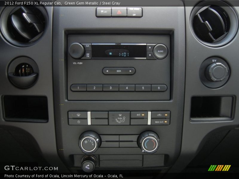 Controls of 2012 F150 XL Regular Cab