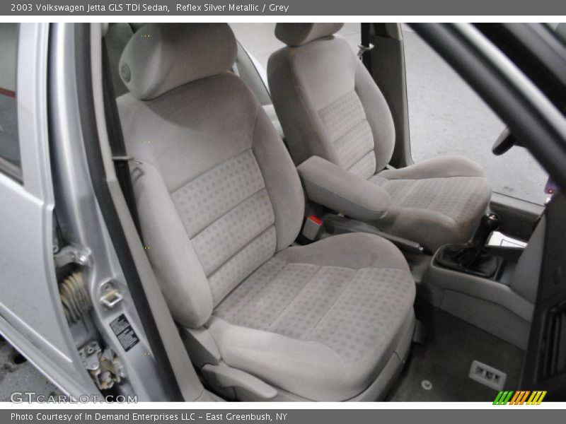 Reflex Silver Metallic / Grey 2003 Volkswagen Jetta GLS TDI Sedan