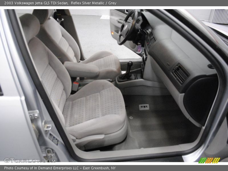 Reflex Silver Metallic / Grey 2003 Volkswagen Jetta GLS TDI Sedan