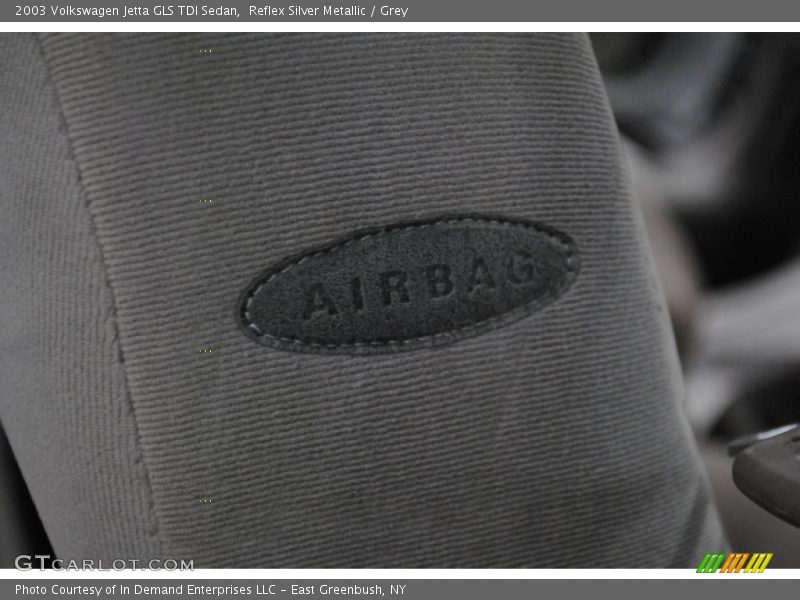 Reflex Silver Metallic / Grey 2003 Volkswagen Jetta GLS TDI Sedan