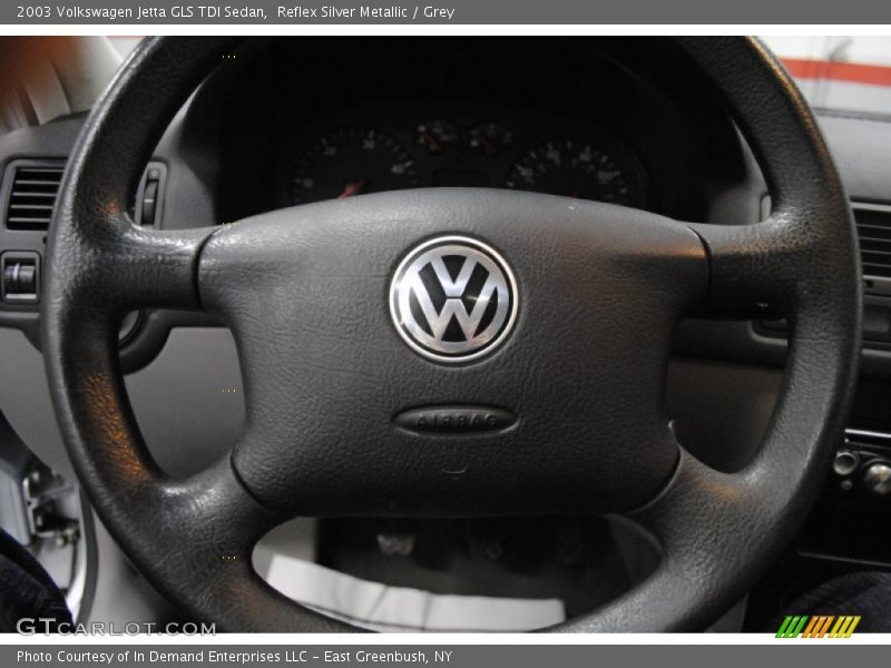 Reflex Silver Metallic / Grey 2003 Volkswagen Jetta GLS TDI Sedan