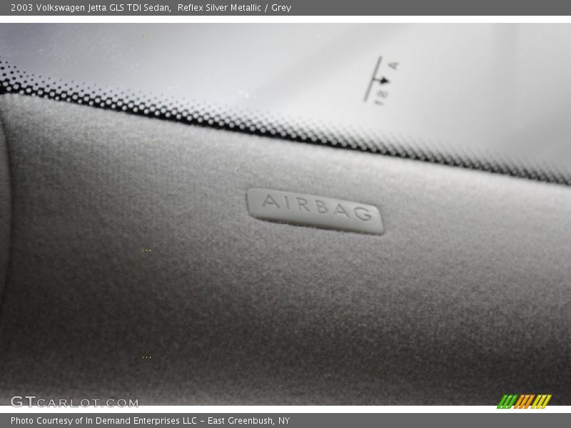 Reflex Silver Metallic / Grey 2003 Volkswagen Jetta GLS TDI Sedan