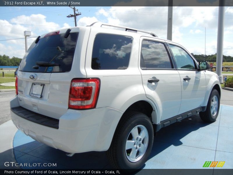 White Suede / Stone 2012 Ford Escape XLT