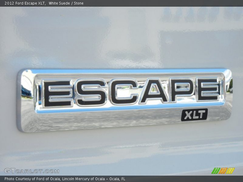 White Suede / Stone 2012 Ford Escape XLT