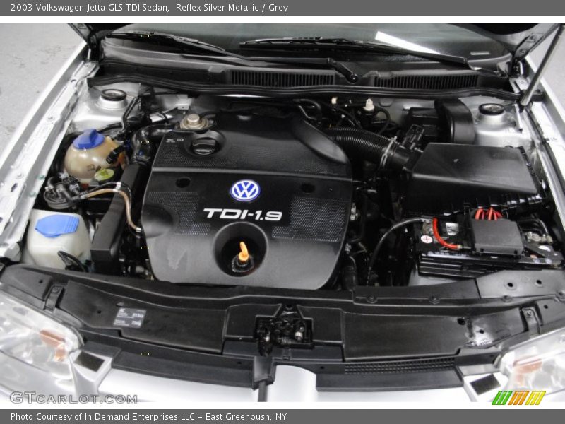 Reflex Silver Metallic / Grey 2003 Volkswagen Jetta GLS TDI Sedan