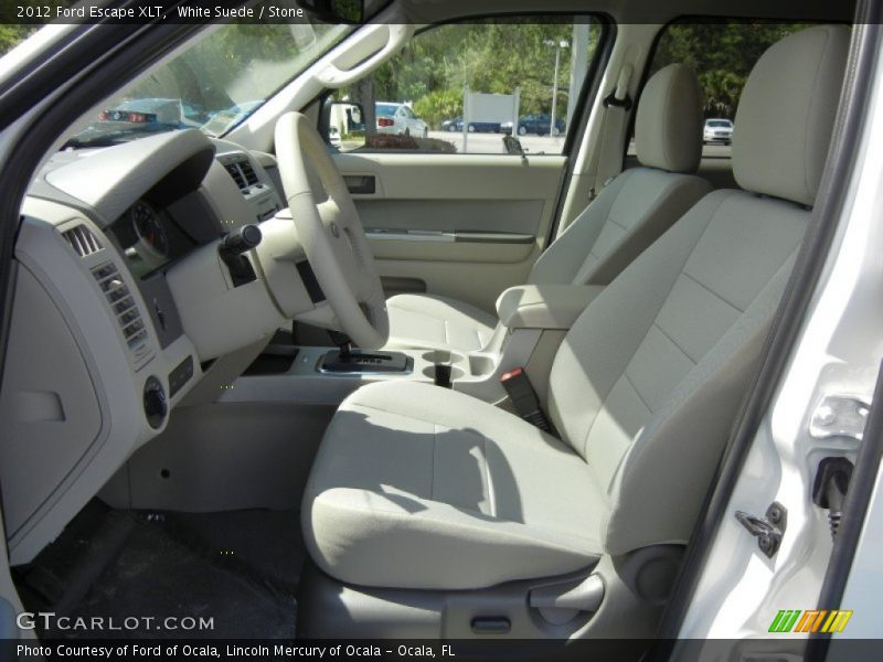 White Suede / Stone 2012 Ford Escape XLT