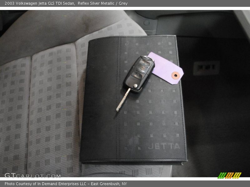 Reflex Silver Metallic / Grey 2003 Volkswagen Jetta GLS TDI Sedan