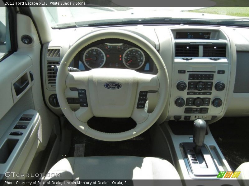 White Suede / Stone 2012 Ford Escape XLT