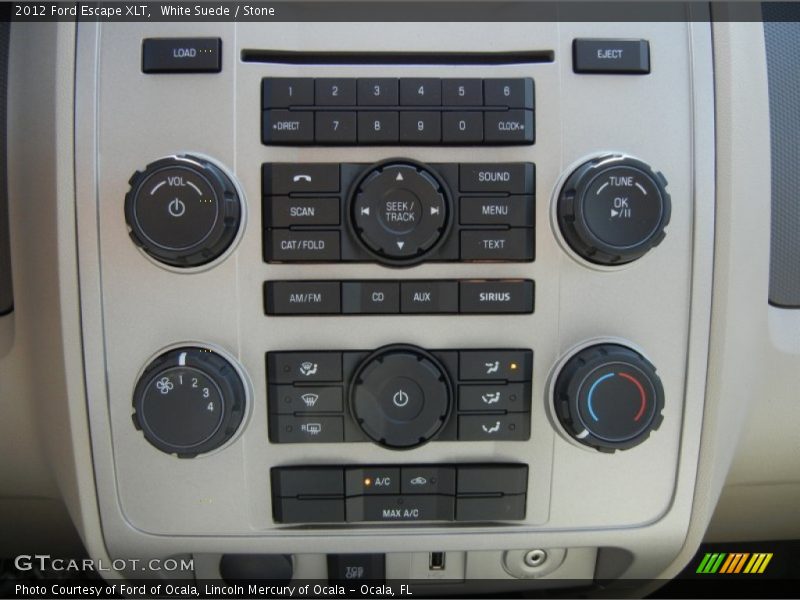 White Suede / Stone 2012 Ford Escape XLT