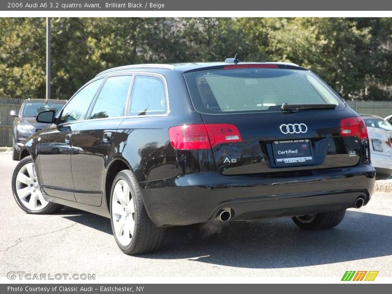 Brilliant Black / Beige 2006 Audi A6 3.2 quattro Avant