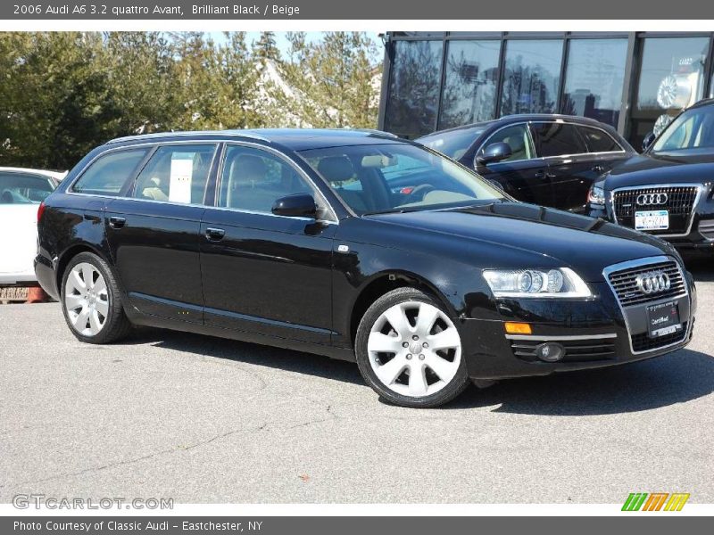 Brilliant Black / Beige 2006 Audi A6 3.2 quattro Avant