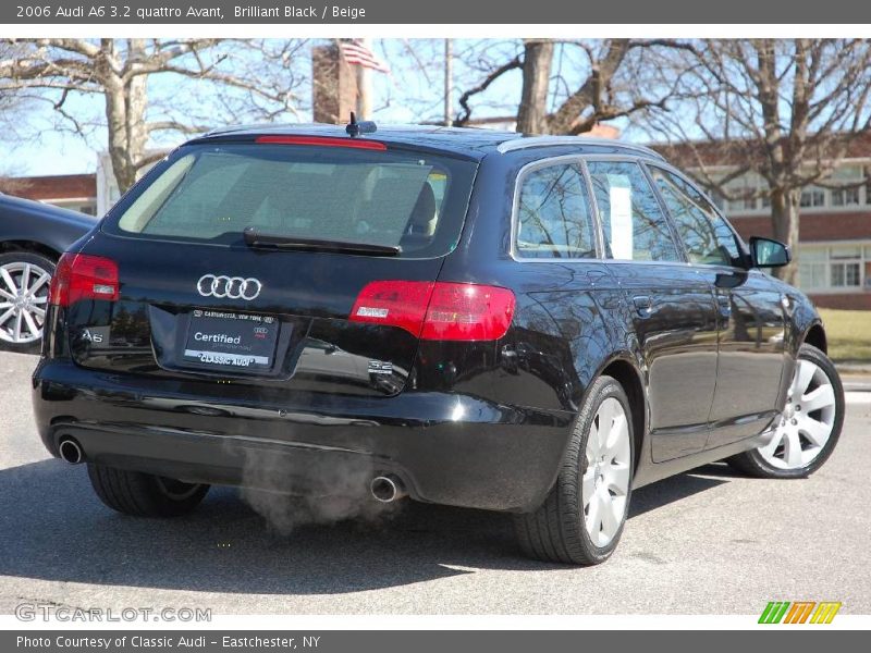 Brilliant Black / Beige 2006 Audi A6 3.2 quattro Avant