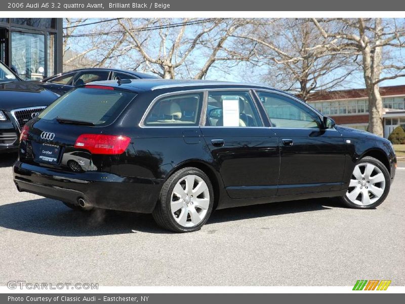 Brilliant Black / Beige 2006 Audi A6 3.2 quattro Avant