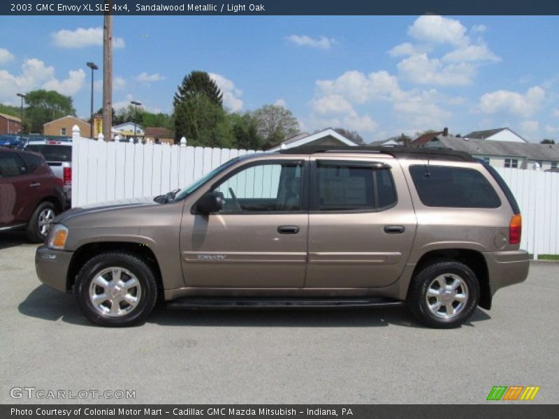 Sandalwood Metallic / Light Oak 2003 GMC Envoy XL SLE 4x4
