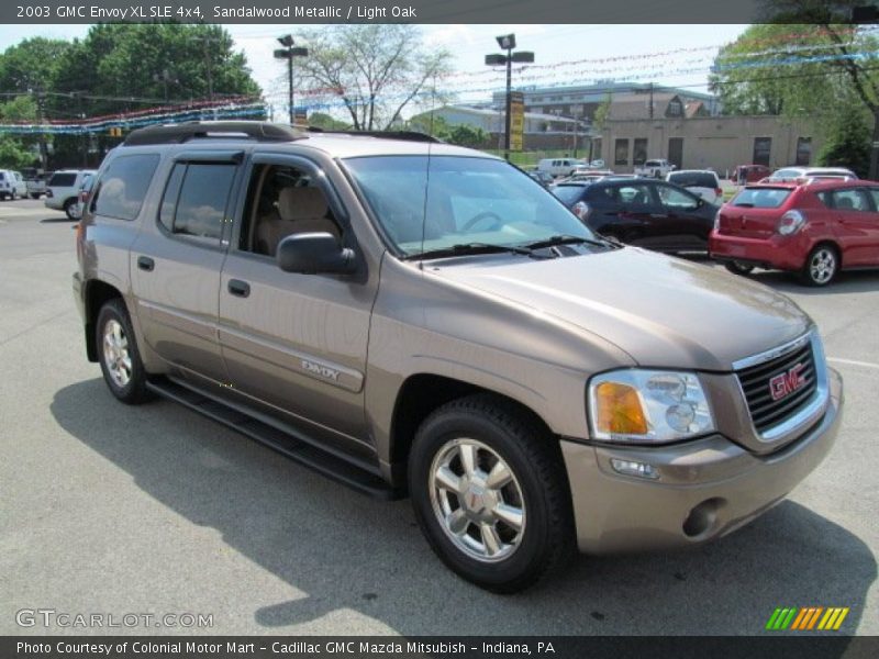 Sandalwood Metallic / Light Oak 2003 GMC Envoy XL SLE 4x4