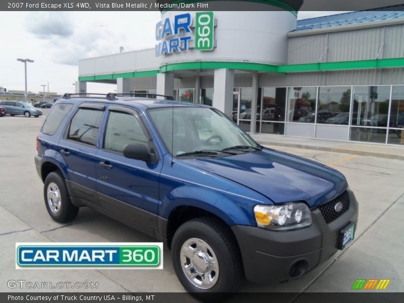 Vista Blue Metallic / Medium/Dark Flint 2007 Ford Escape XLS 4WD
