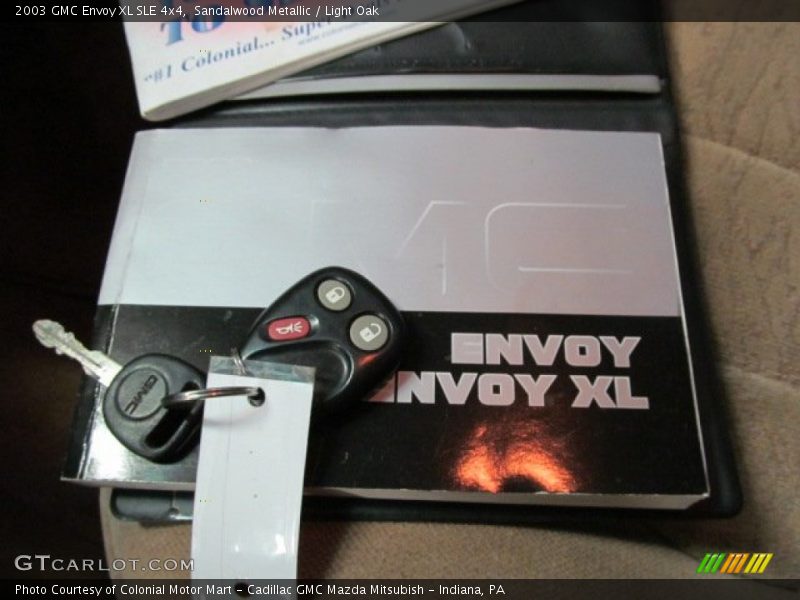 Sandalwood Metallic / Light Oak 2003 GMC Envoy XL SLE 4x4