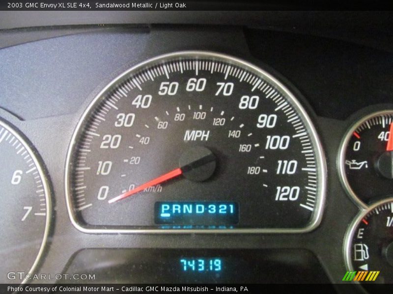 Sandalwood Metallic / Light Oak 2003 GMC Envoy XL SLE 4x4