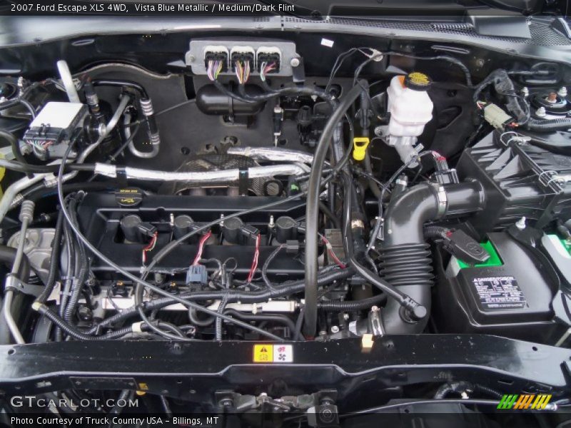 Vista Blue Metallic / Medium/Dark Flint 2007 Ford Escape XLS 4WD