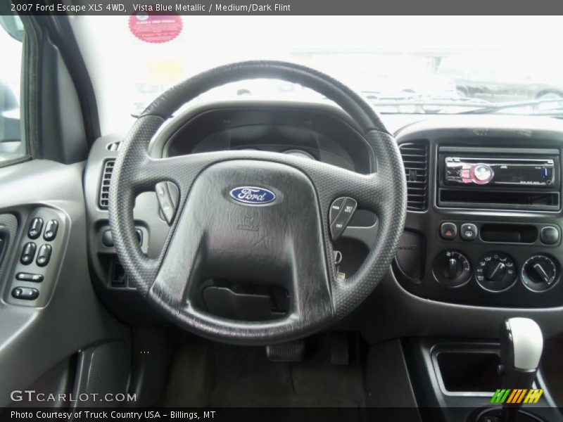 Vista Blue Metallic / Medium/Dark Flint 2007 Ford Escape XLS 4WD