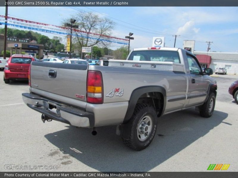 Pewter Metallic / Graphite 2000 GMC Sierra 2500 SL Regular Cab 4x4