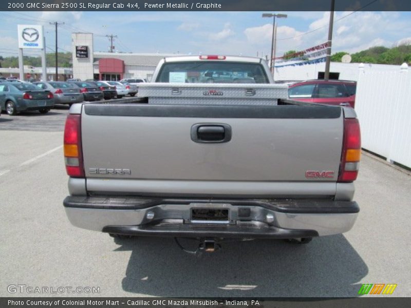 Pewter Metallic / Graphite 2000 GMC Sierra 2500 SL Regular Cab 4x4