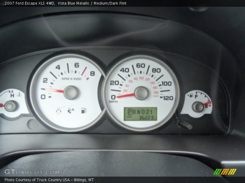 Vista Blue Metallic / Medium/Dark Flint 2007 Ford Escape XLS 4WD