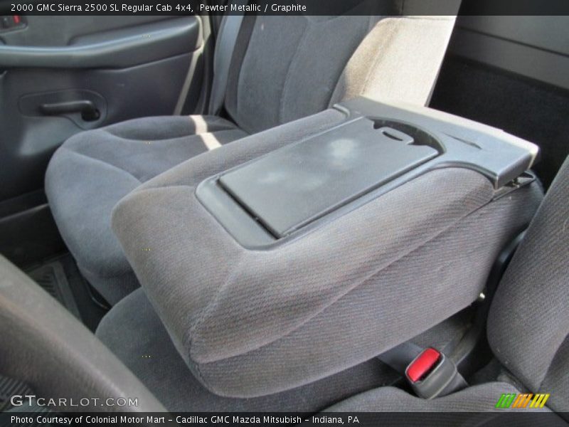 Pewter Metallic / Graphite 2000 GMC Sierra 2500 SL Regular Cab 4x4