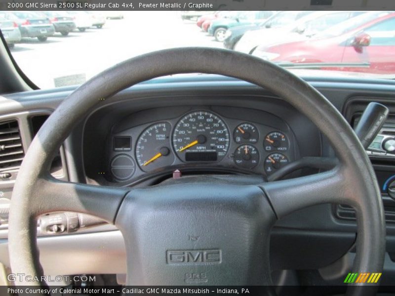 Pewter Metallic / Graphite 2000 GMC Sierra 2500 SL Regular Cab 4x4