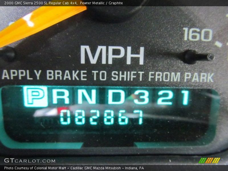 Pewter Metallic / Graphite 2000 GMC Sierra 2500 SL Regular Cab 4x4