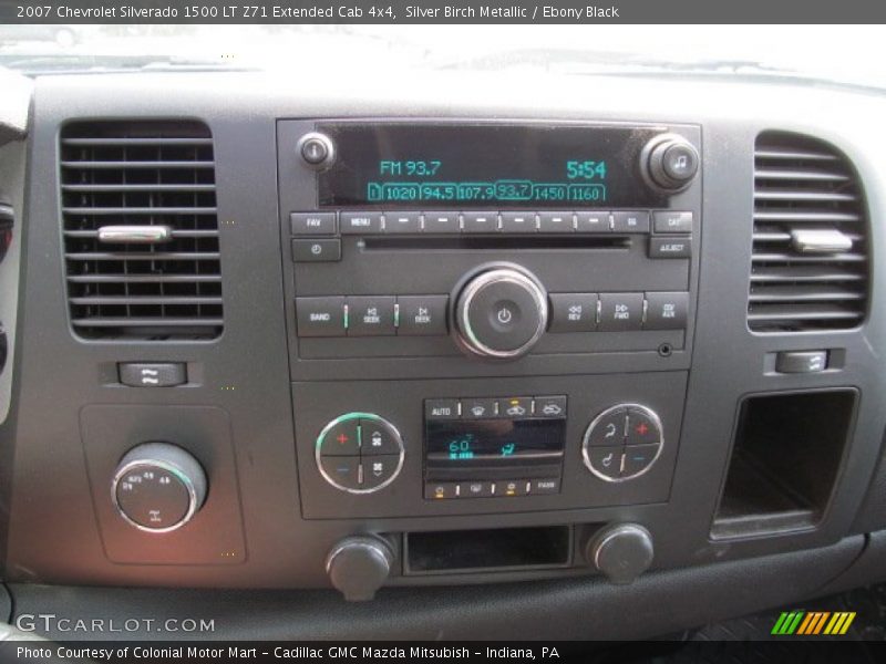 Silver Birch Metallic / Ebony Black 2007 Chevrolet Silverado 1500 LT Z71 Extended Cab 4x4