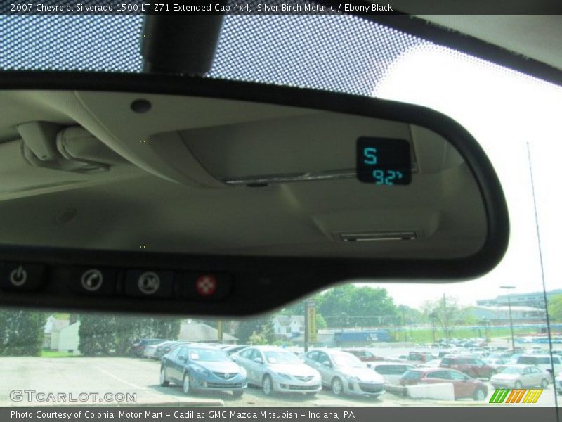 Silver Birch Metallic / Ebony Black 2007 Chevrolet Silverado 1500 LT Z71 Extended Cab 4x4