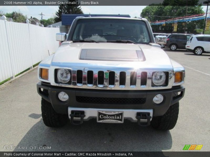 Boulder Gray Metallic / Ebony Black 2008 Hummer H3 Alpha