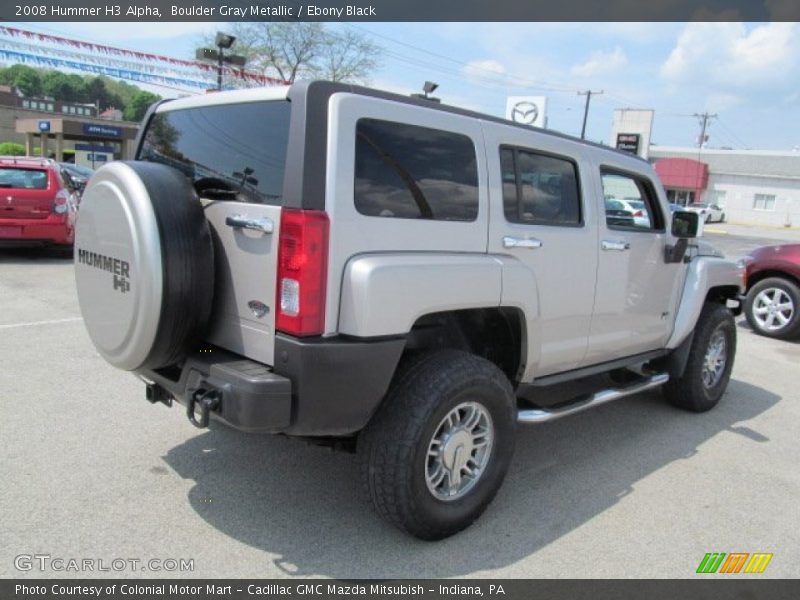 Boulder Gray Metallic / Ebony Black 2008 Hummer H3 Alpha