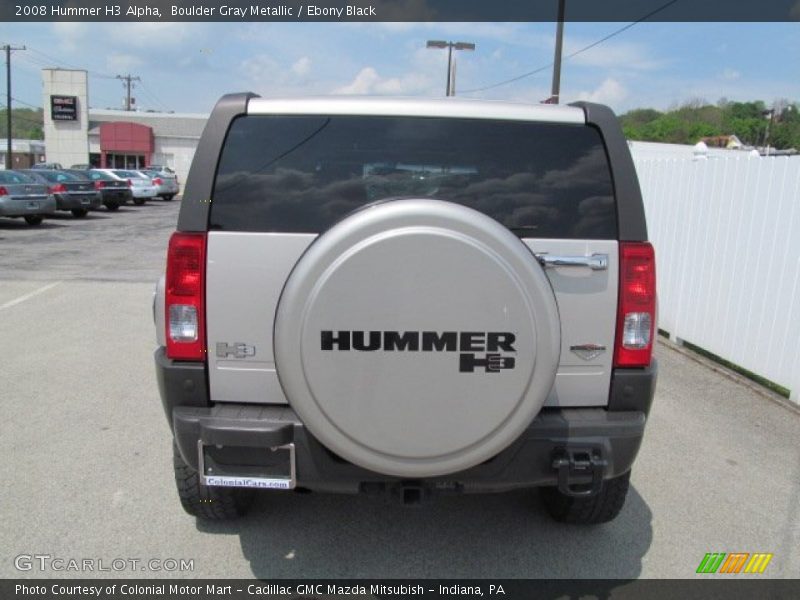 Boulder Gray Metallic / Ebony Black 2008 Hummer H3 Alpha