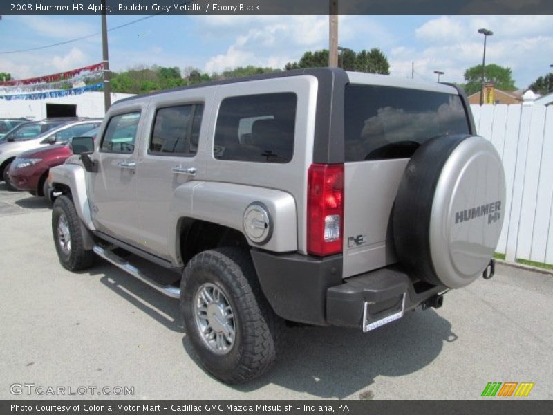 Boulder Gray Metallic / Ebony Black 2008 Hummer H3 Alpha