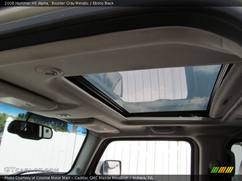 Boulder Gray Metallic / Ebony Black 2008 Hummer H3 Alpha