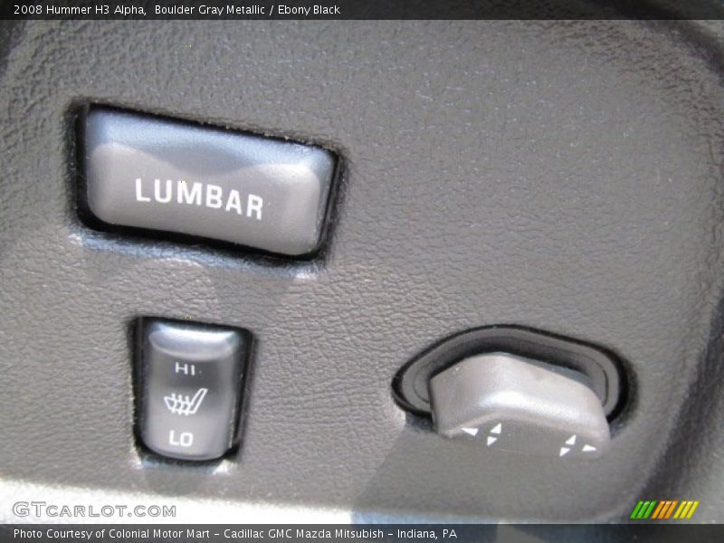 Boulder Gray Metallic / Ebony Black 2008 Hummer H3 Alpha