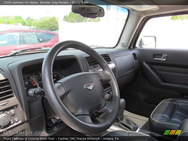 Boulder Gray Metallic / Ebony Black 2008 Hummer H3 Alpha