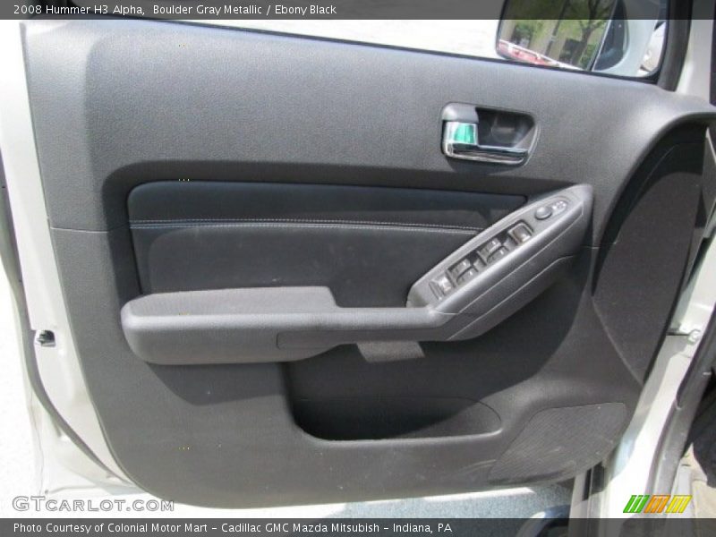 Boulder Gray Metallic / Ebony Black 2008 Hummer H3 Alpha