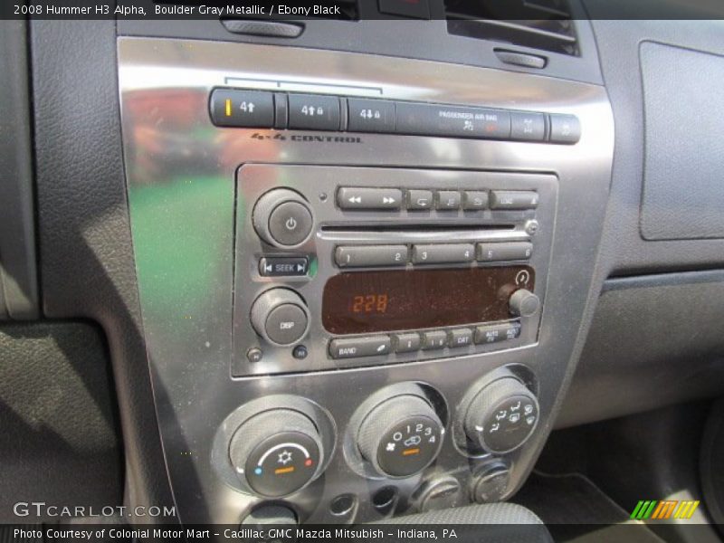 Boulder Gray Metallic / Ebony Black 2008 Hummer H3 Alpha