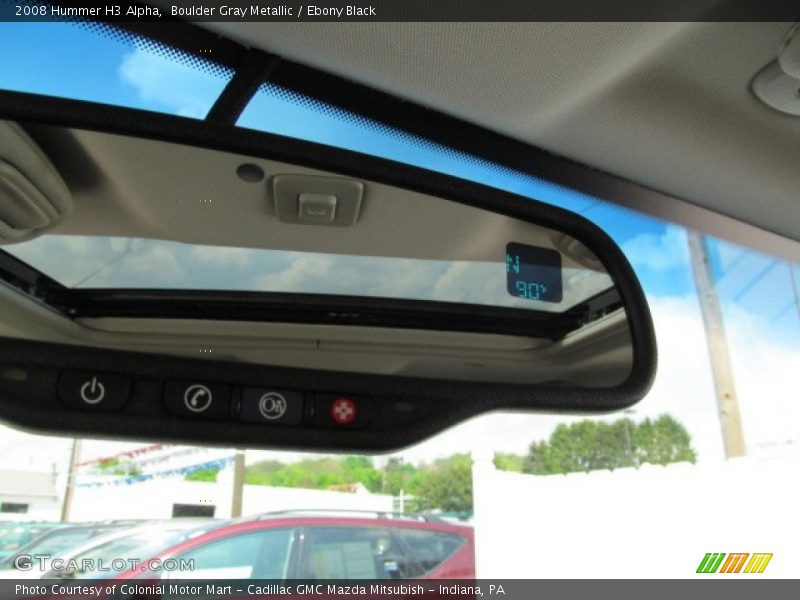 Boulder Gray Metallic / Ebony Black 2008 Hummer H3 Alpha