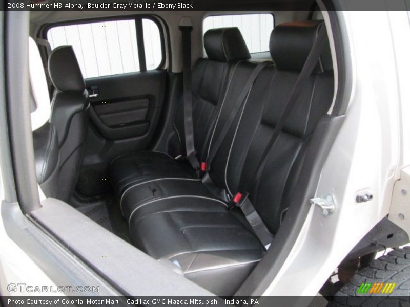 Boulder Gray Metallic / Ebony Black 2008 Hummer H3 Alpha