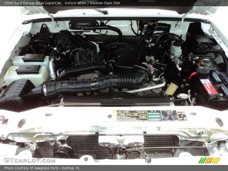 Oxford White / Medium Dark Flint 2005 Ford Ranger Edge SuperCab