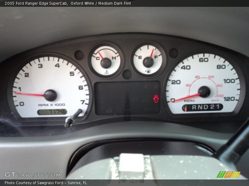 Oxford White / Medium Dark Flint 2005 Ford Ranger Edge SuperCab