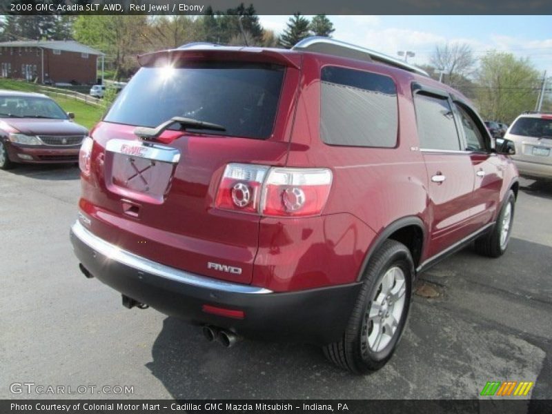 Red Jewel / Ebony 2008 GMC Acadia SLT AWD