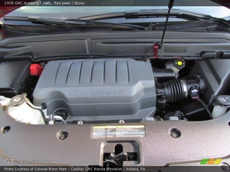 Red Jewel / Ebony 2008 GMC Acadia SLT AWD