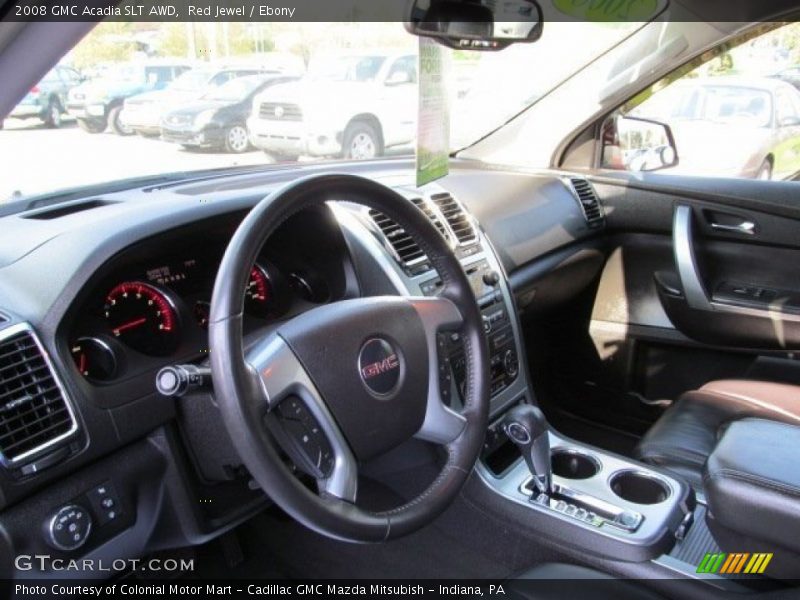 Red Jewel / Ebony 2008 GMC Acadia SLT AWD