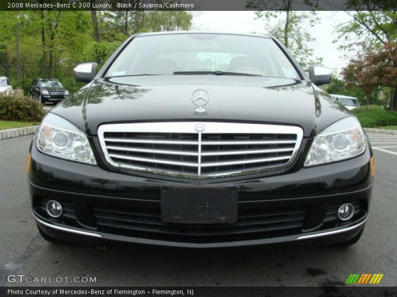 Black / Savanna/Cashmere 2008 Mercedes-Benz C 300 Luxury