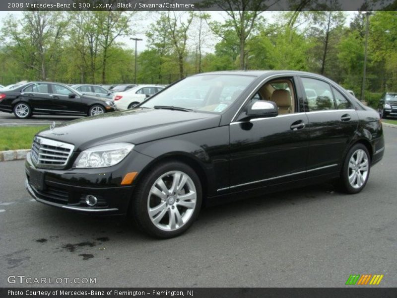 Black / Savanna/Cashmere 2008 Mercedes-Benz C 300 Luxury